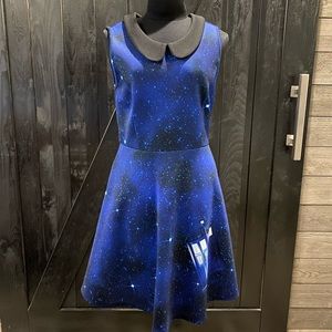 tardis skater dress DOCTORWHO  BLACK MILK CLOTHING
